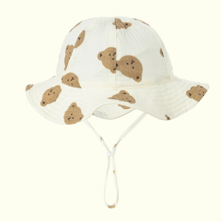 Herrnalise Baby Boy Beach Hat Baby Girl Sun Hat UPF 50+ Toddler Caps for Boys Girls Infant Wide Brim Hats Baby Bucket Hat, Infant Unisex, Size: One