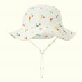 thumbnail image 1 of Herrnalise Baby Boy Beach Hat Baby Girl Sun Hat UPF 50+ Toddler Caps for Boys Girls Infant Wide Brim Hats Baby Bucket Hat, 1 of 9