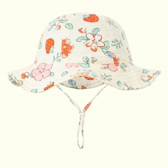 Herrnalise Baby Boy Beach Hat Baby Girl Sun Hat UPF 50  Toddler Caps for Boys Girls Infant Wide Brim Hats Baby Bucket Hat