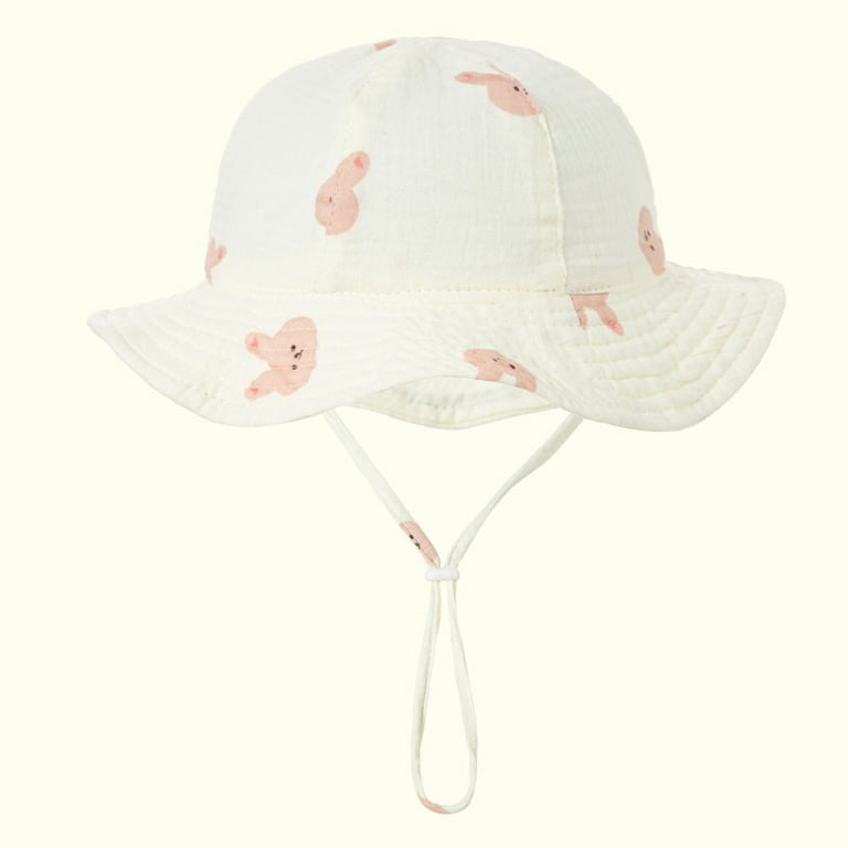 Zando Baby Girl Sun Hat Infant Wide Brim Hats Baby Boy Beach Hat