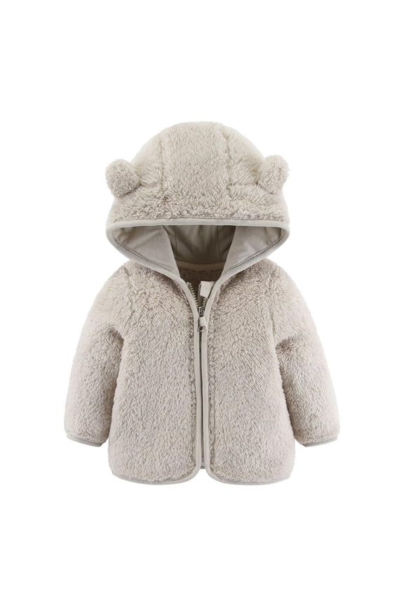 Baby Boy Fleece Jacket Girl Winter Clothes Coat Toddler Boy's Clothing Sweater,Clearance