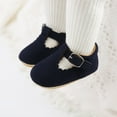 thumbnail image 1 of Herrnalise Baby Boys Girls Shoes Non-Slip Rubber Sole High-Top Infant First Walking Shoes Toddler Crib Shoes Newborn Loafers Flats,Sales, 1 of 7