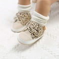thumbnail image 1 of Herrnalise Baby Boys Girls Shoes Non-Slip Rubber Sole High-Top Infant First Walking Shoes Toddler Crib Shoes Newborn Loafers Flats Toddler Shoes for Girls, 1 of 9