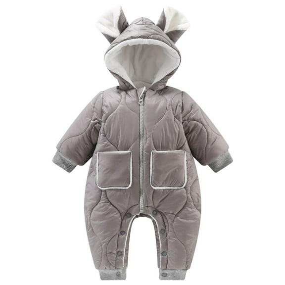 Herrnalise Baby Clothes Newborn Boy Girl Snowsuit Winter Coats Infant Jumpsuit Bodysuits Registry Essentials Stuff Gift