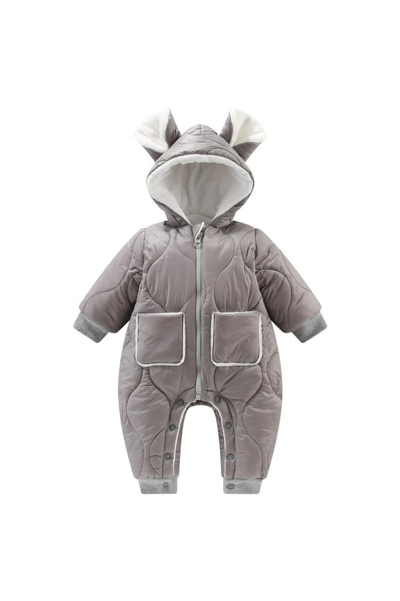 Baby Clothes Newborn Boy Girl Snowsuit Winter Coats Infant Jumpsuit Bodysuits Registry Essentials Stuff Gift