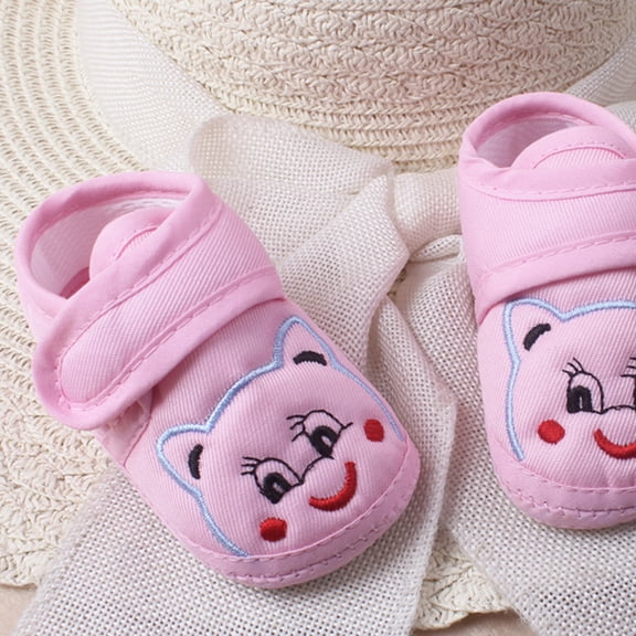 Herrnalise Baby Girl Boy Soft Sole Cartoon Anti-slip Shoes Toddler Shoes PK/13