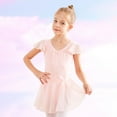 thumbnail image 1 of Herrnalise Baby Girls Children's Dance Leotard Clothes Summer Flying Sleeve Training Clothes Ballet One-piece Gym Suit, 1 of 4