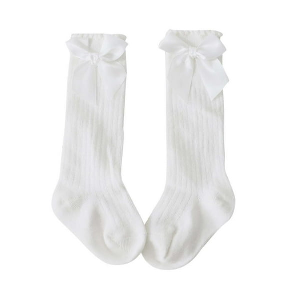 Herrnalise Baby KneeHigh Socks Girls Newborn Infants Long Socks Boys ToddlersRuffled Socks