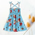 thumbnail image 1 of QISIWOLE Summer Toddler Baby Girls Sleeveless Sling Dress Graphic Print Children's Clothing summer sale, 1 of 9