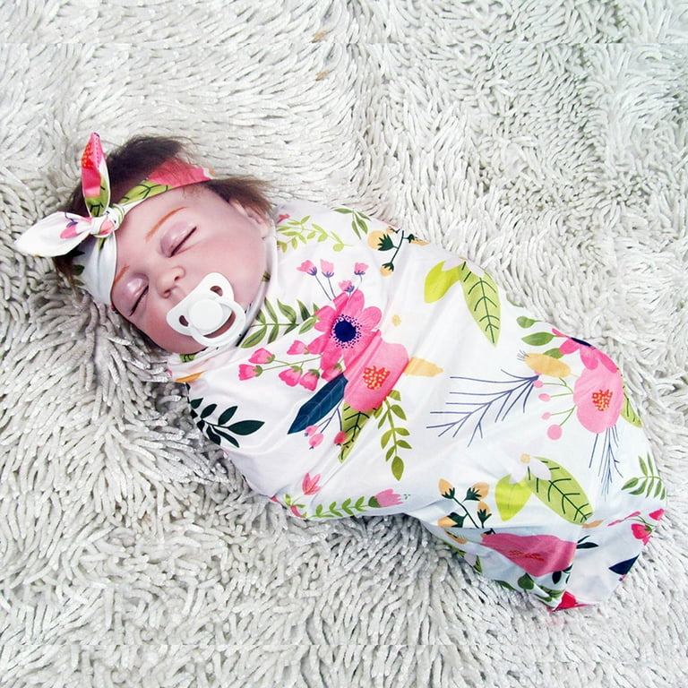 Herrnalise Baby Swaddle Wrap Newborn Blanket Organic Cotton