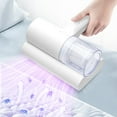 thumbnail image 1 of Herrnalise Bed Vacuum Cleaner, Mattress Vacuum Cleaner Powerful Suction, Handheld Couch Cleaner Machine Deep Cleaner for Bed Cleaning, Sheet, Fabric Sofa Vacuuming (White), 1 of 8