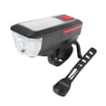 thumbnail image 1 of Herrnalise Bike Front Lights USB Rechargeable Solar Bicycle Light Waterproof Headlight with Horn High Volume Speaker for All Bicycles, Road, Mountain, Night Riding, 1 of 8
