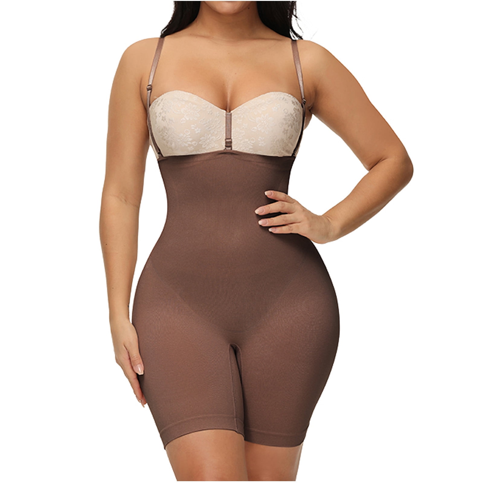SDJMa Bodysuit for Women Tummy Control Shapewear Seamless Ladies Seamless  Body Shaper Abdominal Lifter Hip Shaper Underwear Stretch Slimming Body  Corset 