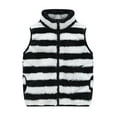 thumbnail image 1 of Herrnalise Boy and Girls's Fleece Vest Sherpa Warm Soft Lightweight Zipper Sleeveless Fall Coat Outerwear Jackets with Pockets kids Uniforms for boys Size 18M-7years, 1 of 9