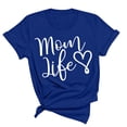 thumbnail image 1 of Herrnalise Boy's Mama Shirt, Life is Better With My Boys, Gift for Boy Mom, Mothers Day Shirt, Mom Birthday Gift, Mom Life Shirt Blue, 1 of 6