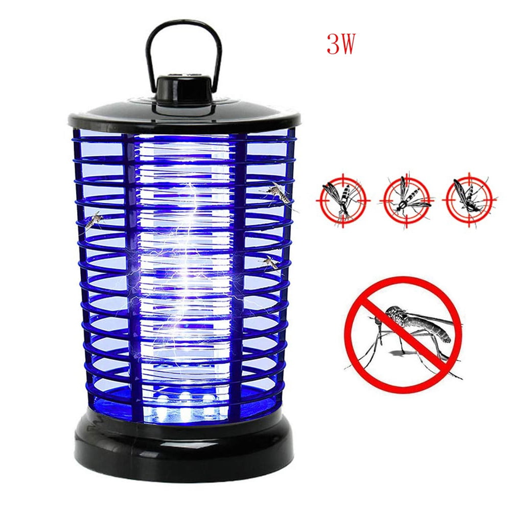 Pzqzmar Bug Zapper Outdoor with LED Light, Waterproof Mosquito Zapper,  Electric Fly Zapper, Mosquito Killer & Fly Traps for Outside, Patio, Porch