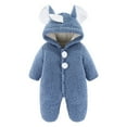 thumbnail image 1 of QISIWOLE Baby Autumn And Winter Cotton Clothes Outing Romper Baby Jumpsuits Sales, 1 of 2