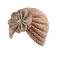 thumbnail image 1 of Herrnalise Children's Woolen Warm Hat Autumn And Winter Match Flower Knitted Hat, 1 of 2