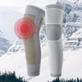 thumbnail image 1 of Herrnalise Christmas Gifts Men Women Graphene Winter Warm Wormwood Thermal Leg Warmer Cycling Skiing Arthritis Pain Relief Knee Pads Sock Cover, 1 of 6