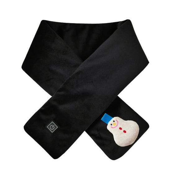 Herrnalise Christmas Neck Heating Pad-Usb Powered By Power Bank,Heated Scarf For Women/Men Heating Pad Wrap Neck Warmer (No Power Bank)
