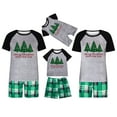 thumbnail image 1 of Herrnalise Christmas Pajamas for Family Short Sleeve and Shorts Matching Outfits 2024 Xmas Family Jammies Matching Holiday Pajamas Sets Wear Dad Green, 1 of 3