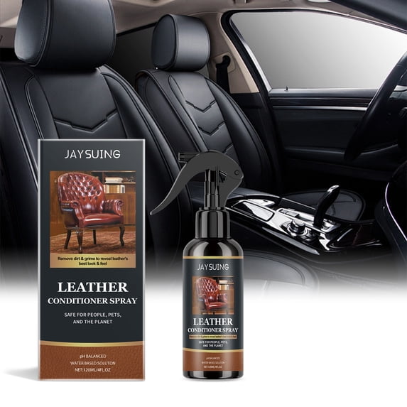 Herrnalise Cleaner and Conditioner - Leather Furniture Cleaner and Conditioner for Couch, Leather Conditioner for Purses, Shoes, Jackets, Car Leather Cleaner, Leather Restore -4 oz