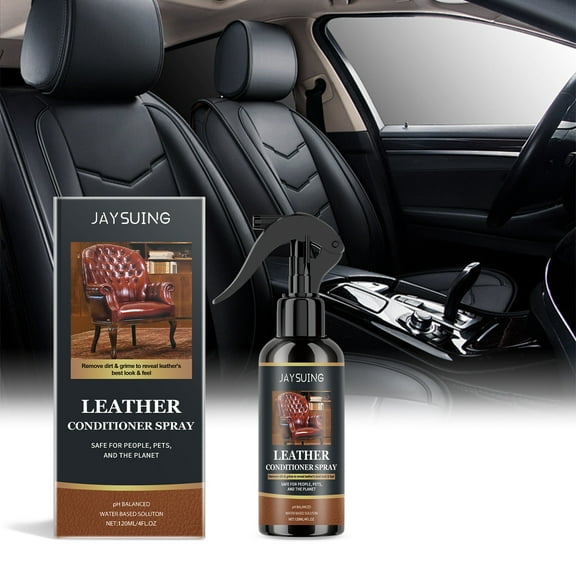 Herrnalise Cleaner and Conditioner - Leather Furniture Cleaner and Conditioner for Couch, Leather Conditioner for Purses, Shoes, Jackets, Car Leather Cleaner, Leather Restore -4 oz