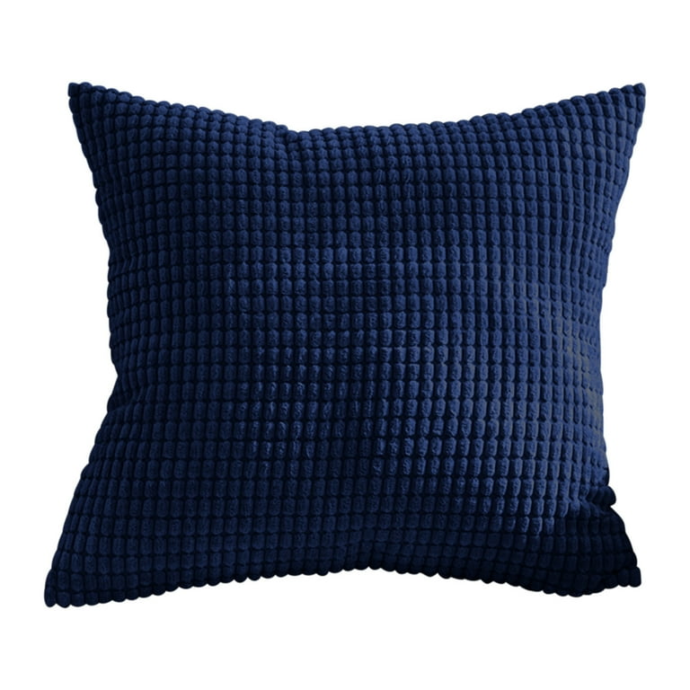 Herrnalise Corduroy Pillow Covers Comfortable Supersoft Throw Pillow Cases Corn Striped Solid Cozy Cushion Cover for Sofa Couch Bed Chair 22x22 Inches CASE ONLY Walmart