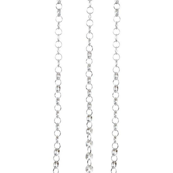 Herrnalise Crystal Garland Chandelier Octagon Beads Chain,Luxury Living Room Bedroom Window Door Chain Ornament String Decorations for Home Party Wedding Coffee House(3.3Ft,3 Pcs)