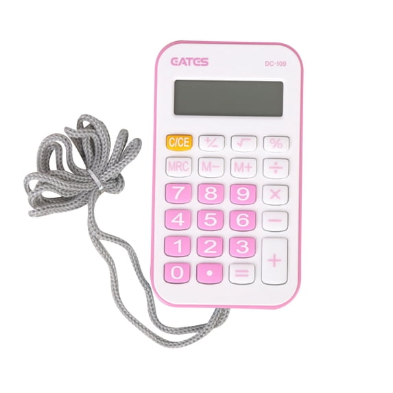 Herrnalise Cute Mini Calculator with Lanyard Kawaii,Portable Calculators Small Basic Calculators for Kids Students Fair