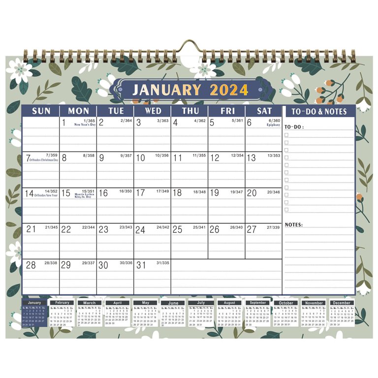 Herrnalise Desk Calendar 2024-2025 Large 17" x 17" - 18 Month Zodiac Desk  Wall Calendar Jan 2024 - Jun 2025 Monthly Large, Big OfficeHome Calendar  Desktop Planning , Desk Calendar 2024 - Walmart.com