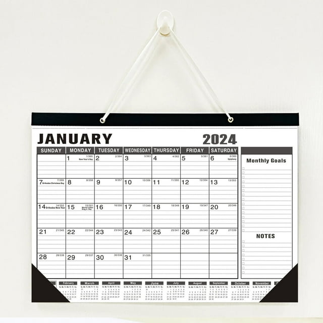 Herrnalise Desk Calendar 20242025 Large 17" x 17" 18 Month Zodiac
