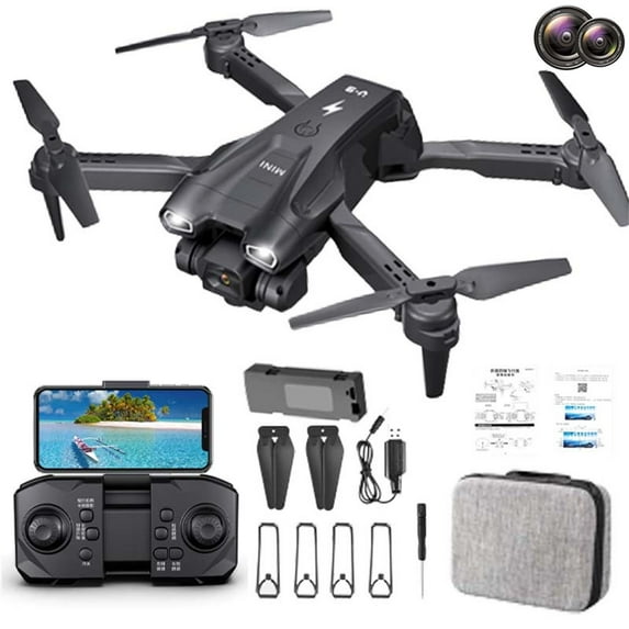 Herrnalise Drones for Adults - 1080P HD RC Drone,Drone with Camera,With WiFi Live Video,Altitude Hold,Headless Mode,3D Flip,Gravity Sensor,One Key Take Off/Landing for Kids or Beginners