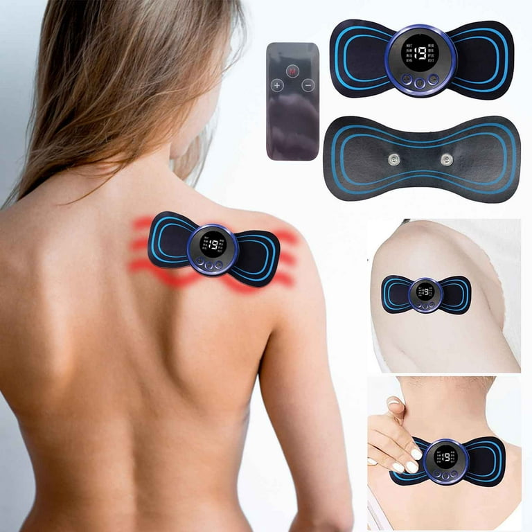 Herrnalise EMS Lymphatic Drainage Massage Pad, Bioelectric Acupoints  Massager Mat Adjustable Lymphdrainage Massage, Portable Mini Massager Patch  for