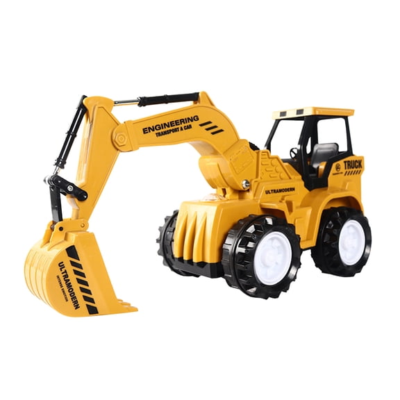 Herrnalise Electric Universal Engineering Vehicle Model Excavator Light And Music Children's Excavator Toy Toys on under $10