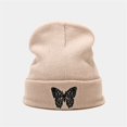 thumbnail image 1 of Herrnalise Embroidery Knitted Hat Pullover Cap Outdoor Warm Woolen Hat, 1 of 1