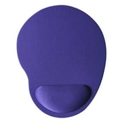 Herrnalise Ergonomic Computer Mouse Pad with Wrist Rest Support,Comfortable Pain Relief Mouse Pad with Non-Slip PU Base for Home Office Working Studying (Purple)