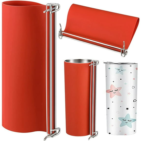 Timagebreze 2Pcs Silicone Wrap for Sublimation Tumblers Silicone Mug Clamp for Tumblers Printing Sublimation Tumblers in Oven (30OZ)