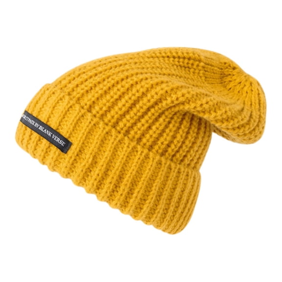 Herrnalise Fashion Women's Winter Collar Plus Thick Knit Warm Hat