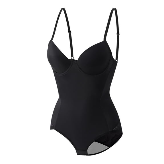 Herrnalise Firm Shapewear for Women with Bra One-Piece Erogenous and Thin Body Underwear Suspenders Abdomen Corset Black Mothers Day Gifts