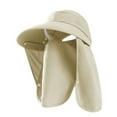 thumbnail image 1 of Herrnalise Fishing Hat for Men & Women, Outdoor UV Sun Protection Wide Brim Breathable With Detachable Hat with Face Cover & Neck Flap, 1 of 2