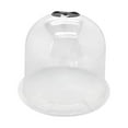 thumbnail image 1 of Herrnalise Garden Cloche,Thick Plant Bell Clochoes PlasticHumidity Domes with Clear Vent & Securing Pegs (10.23" D x 7.87"H) for Seed Starting and Plant Cover Protector, 1 of 8