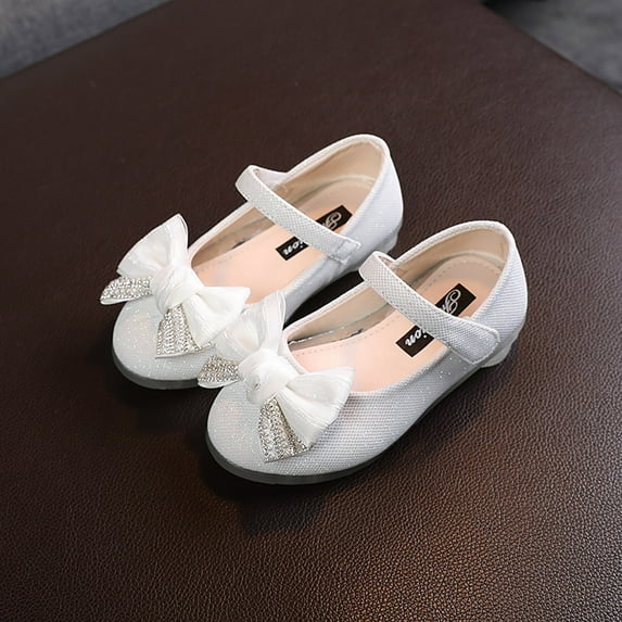 QISIWOLE Toddler Shoes Baby Girls Princess Soft Non-slip Bow Star Pearl Summer Autumn Sandals,Deals