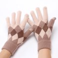 thumbnail image 1 of Herrnalise Gloves For Cold Weather Warm Keep Cold Proof Warm Touchable Screen Winter Thickening Knitting Plush Glove Gifts for Women, 1 of 1