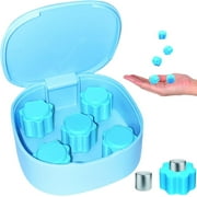 Gpaecead Gonggi Korean Game Gong Gi - Weighted Gongi Stones - Real Gongii Squid Gong-gi Set with Case-Blue