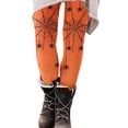 thumbnail image 1 of Holloyiver Halloween Leggings for Women Brushed Halloween Leggings Ankle Length Seasonal Printed Leggings High Waist Pants Halloween Tights Orange Graphic Tees for Women For S-2XL, 1 of 5