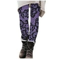 thumbnail image 1 of Herrnalise Halloween Leggings for Women Brushed Halloween Leggings Ankle Length Seasonal Printed Leggings Halloween Tights Orange Graphic Tees for Women For S-2XL, 1 of 5