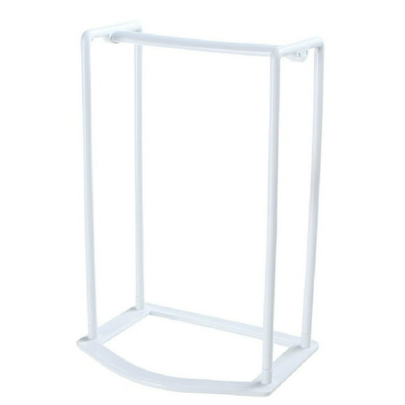 Herrnalise Hanger Storage Rack, Portable Hanger Organizer Rack, Hanger Stacker Hanger Storage Holder Hanger Caddy for Closet Laundry Dry Cleaning Room, White