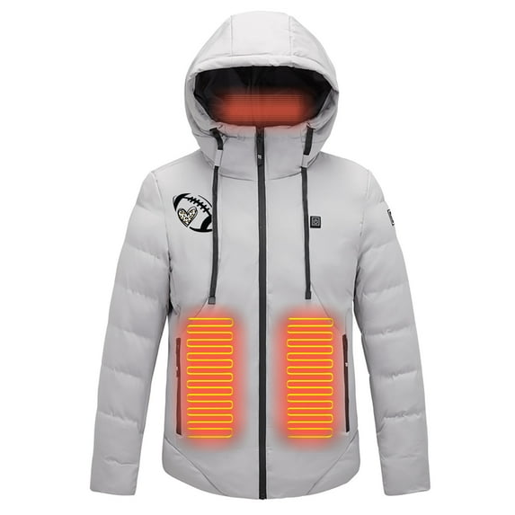 Herrnalise Heated Jacket USB Intelligent Constant Temperature Heated Windproof Plus Size Coat For Men And Women Winter 4 Heated Jacket Coat Windproof Electric Insulated Coat