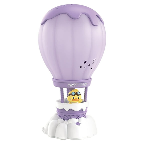 Herrnalise Hot Air Balloon Night Light, Eye Protection Bedside Lamp, Cute Nightlight Nursery Lamp, Rechargeable Bedside Lamp, Dimmable Night Light for Kids Room Decor